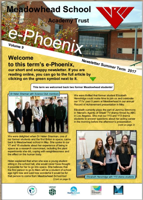 Meadowhead School - Phoenix Newsletter